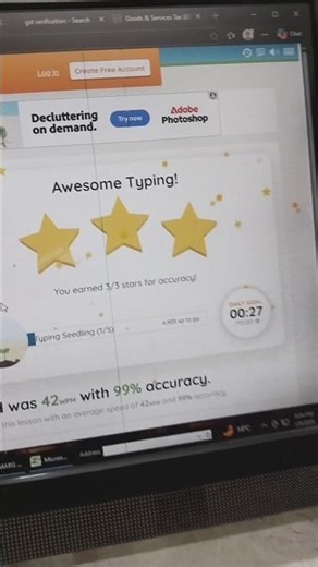 My Number's Typing Speed | Improve your typing #typing #improve || typing prectce