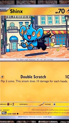 Shinx (026/088 - Common Normal) - Mega Evolution: Perfect Order - Pokemon TCG
