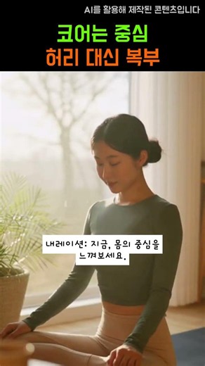 집중된 시간, 코어 중심 잡기! #코어운동 #홈트 #복부집중 #자세교정 #허리안정 #직장인운동 #플랭크 #데드버그 #버드독 #초보운동 #일상루틴