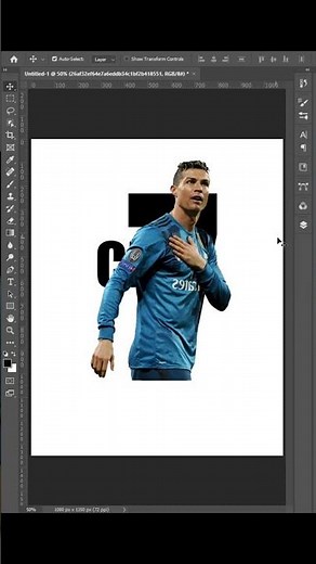 ⚡ 1-Click Clipping Mask Trick in Photoshop! 🎨