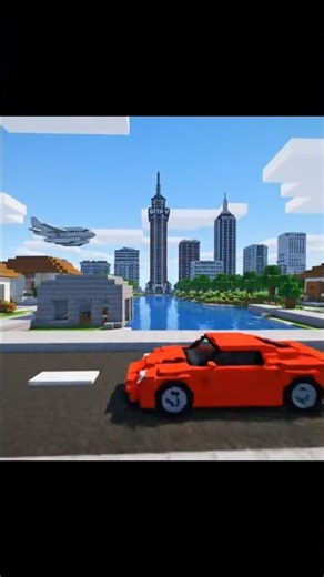GTA VCity in Minecraft #minecraft #gtav #gaming #build #mimecraftshorts #shorts