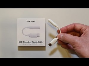 Samsung USB C to Jack Adapter - Unboxing and Review