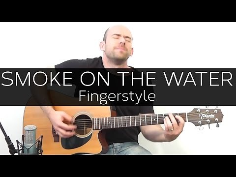 Smoke on the water (Deep Purple) - Acoustic Guitar Solo Cover (Fingerstyle)