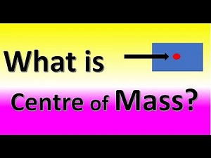 Explanation of Center of Mass with some examples