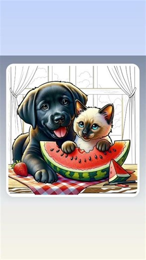 cute dog colour drawing #shorts #colourdrawing #colouring #drawing #drawingideas