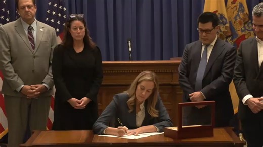 New Jersey Gov. Mikie Sherrill signs executive order to push back against ICE in NJ
