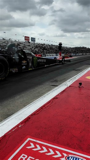 386K views · 11K reactions | BRITTANY FORCE & THE DAVID GRUBNIK/JOHN COLLINS MONSTER ENERGY LED CREW OFFICIALLY SET THE FASTEST 1/8TH MILE SPEED IN TOP FUEL HISTORY AT 301.67 mph during Round 1 of the Top Fuel All-Star Callout in Pomona! Brittany took down Justin Ashley running a 3.646 at 334.82 and has called out Tony Stewart for RD 2! | The team had set the unofficial record earlier this year in testing in Gainesville. | John Force Racing | Facebook