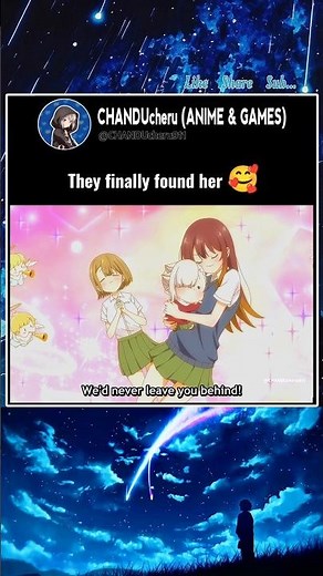 They finally found her 🥰 #anime #shorts #animeedits #animelover
