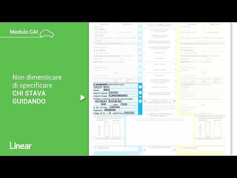Come compilare il modulo CAI