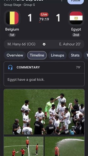 belgium vs egypt live match today || FIFA World Cup 2026 live