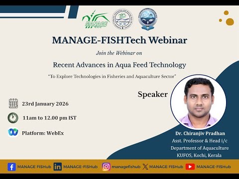 MANAGE Fisheries Innovation Startup Hub (FISHub) "FISHTech" Webinar