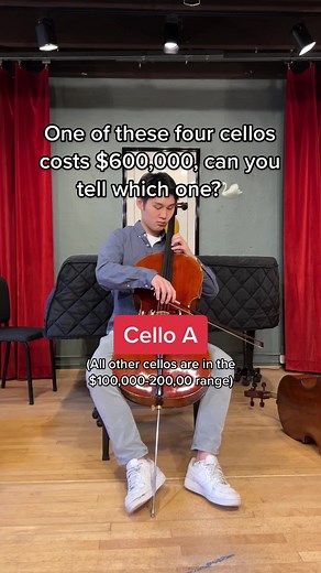 Part 2: can you tell which cello costs $600,000? The piece is The Swan #cello #cellotok #expensive #comparison #classicalmusic #swan