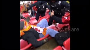 Violent mass brawl breaks out at NFL Raiders vs Chiefs game