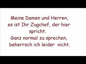 Wise Guys - Deutsche Bahn with lyrics
