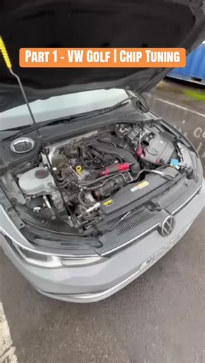 No remap available for this VW Golf… 2022 VW Golf petrol turbo. No ECU remap solution available. Installed a chip tuning box instead. Had to remove actuator components just to reach the correct sensor. Not plug and play. Results in tomorrow’s video.