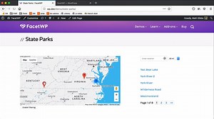 FacetWP - Map Facet add-on