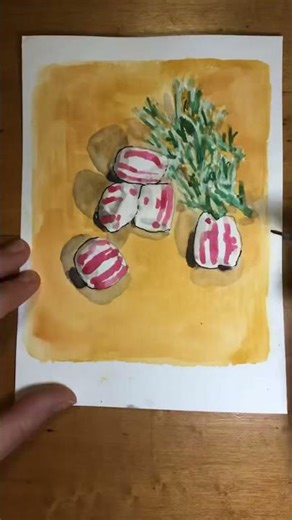 Peppermints, Painting Ordinary Things No. 6 #creativepassion #watercolorpainting #art