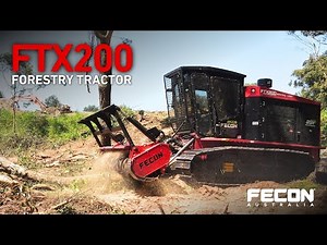 Fecon FTX200 Forestry Tractor - with Gongues and ASV Rentals