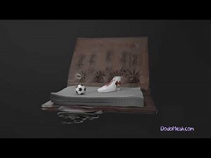 pop up book 3D animation - Maya