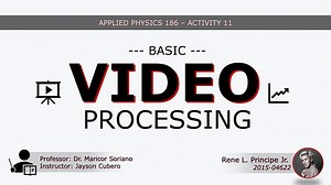 Basic Video Processing