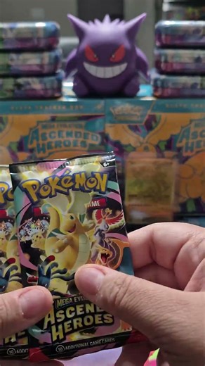 Ascended Heroes Booster Bundle P.1 #boosterbundle #ascendedheroes #pokemoncards #gengar #minitin
