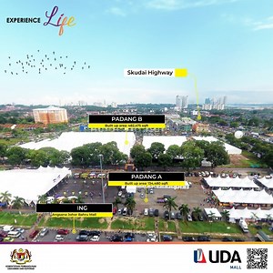 Outdoor event space for rent at Angsana Johor Bahru Mall! Built up...