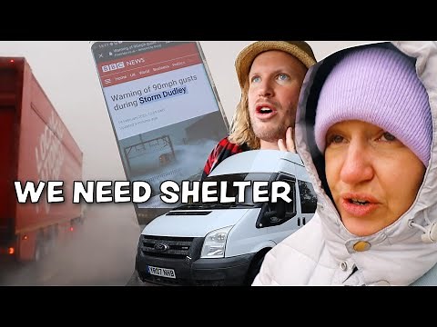 Living in a Campervan through Storms (Winter Van Life UK)