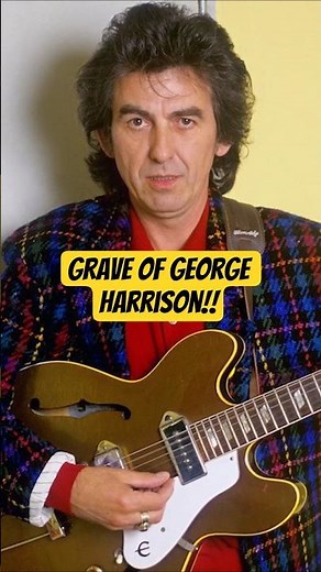 Grave of George Harrison! #georgeharrison #beatles #guitarist #graves #bookofterrors