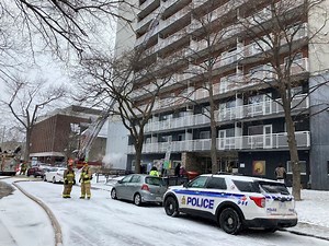 Fire quelled in downtown highrise apartment