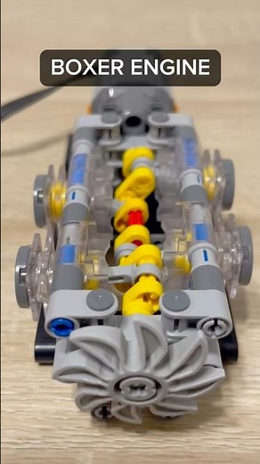 LEGO Boxer Engine (Sound, Pistons and Crankshaft) Demonstration
