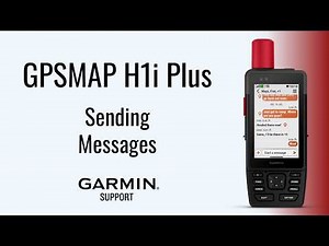 GPSMAP H1i Plus | Sending a Message | Garmin Support