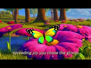 Butterfly! 🦋✨Kids Fun & Magical song.