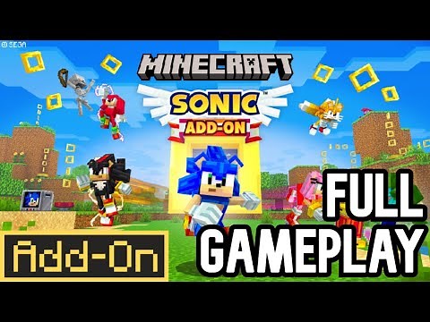 Minecraft: Sonic Add-On - Full Gameplay Playthrough (Full Game)