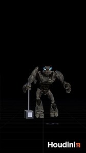 【Houdini】 Eye Particle & Explosion Simulation