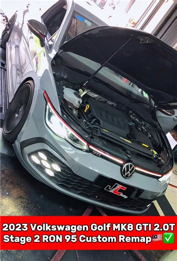 Remap 2023 Volkswagen MK8 GTI 2.0L EA888 EVO 4 Turbo Engine Modified Custom Tune RON 95 Stage 2 ✅🇲🇾 Mods: Full System Exhuast, Downpipe ✅ Stage 2 Remap Dyno Tuning Stage 2 WHP: 292HP 433TQ Whatsapp Or Call✅👇👍 Jacky(Boss):012-211-3612 Travis(Advisor):016-213-5212 Fuel Type: RON 95 www.emptune.com www.jcracing.com.my #2023 #volkswagen #golf #gti #mk8 #ea888 #evo #gen #4 #turbo #engine #tune #dyno #remap #stage2 #ron95 #power #jcracing #tuning #upgrade #custom #modified #exhuast #local #malaysi