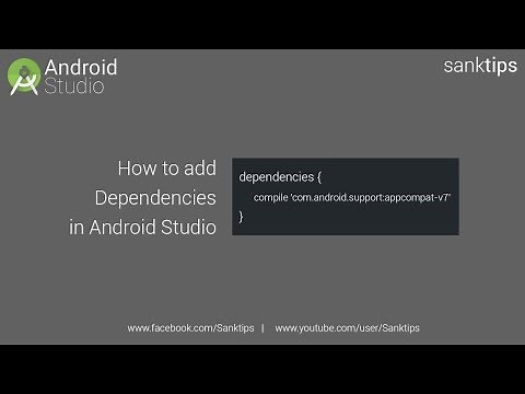 How to add Dependencies in Android Studio | Sanktips