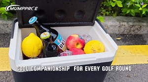 Golf Cart Cooler Fits Club Car Precedent Tempo Onward, Club Car Precedent Ice Chest with Mounting Bracket Kit, 48 Hours Cooling Cooler, Universal 6L Large Capacity Ice Chest OEM#102588101