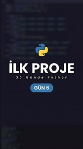 5 Günde Öğrendiklerimle Hesap Makinesi Yaptım · Gün 6 #python