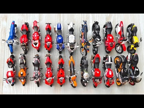 Die cast Metal 1/18 Scale Model Bikes and Maisto Model Sport Bikes | Review By Hands |