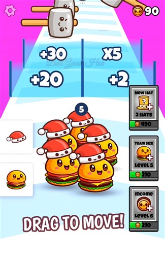 Food Run | Ultimate Stacking & Upgrade Challenge! 🍔🔥😳 #shorts