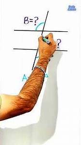 Angles between parallel lines (example 1)