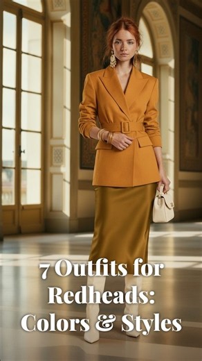 7 Outfits for Redheads | Colors & Styles That Look Amazing #fashion #style #personalstyle #styleblog