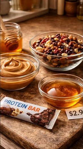 3-Ingredient Trail Mix Bars 😍