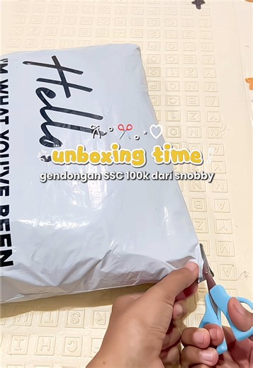 100k udah dapet sebagus itu😍 luv @Snobby Baby 🫶🏻 #snobbybaby #sscsnobby #snobbymshape #unboxing #creatorsearchinsights