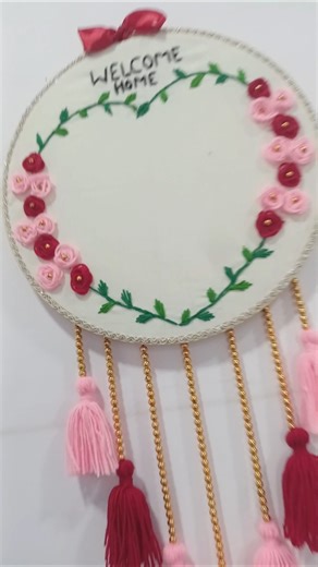 wedding embroidery hoop for bride 🤗#artist #artteacher#fashiondesigner #fashionblogger