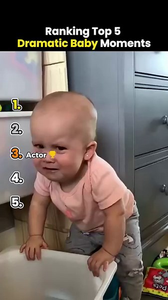 Top 5 Funniest Baby Drama Moments Ever! #shorts