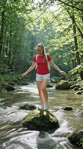 Peaceful Forest Walk & Waterfall Sounds 🌿💧 | Serene Nature Walks #asmr #relaxing #calming