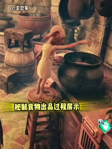 严禁小精灵进厨房啊喂#哈利波特 #霍格沃滋之遗 #家养小精灵