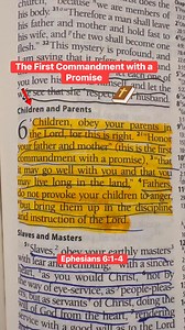 First Commandment With a Promise Ephesians 6:1-4❤️❤️❤️❤️❤️❤️ #Jesus #bible #bibleverse #biblestudy #Commandments #prayer #encouragement #PromiseOfGod #christian #LoveOfGod #amen | The Bible Verses