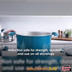 This Rachael Ray cookware set isn't just for preparing delicious meals. They're also tools for bringing together friends and family and creating lasting memories. - - - http://ow.ly/sBmF50NIez9 #ElectronicExpress #RachaelRay #RachaelRayCookware | Electronic Express